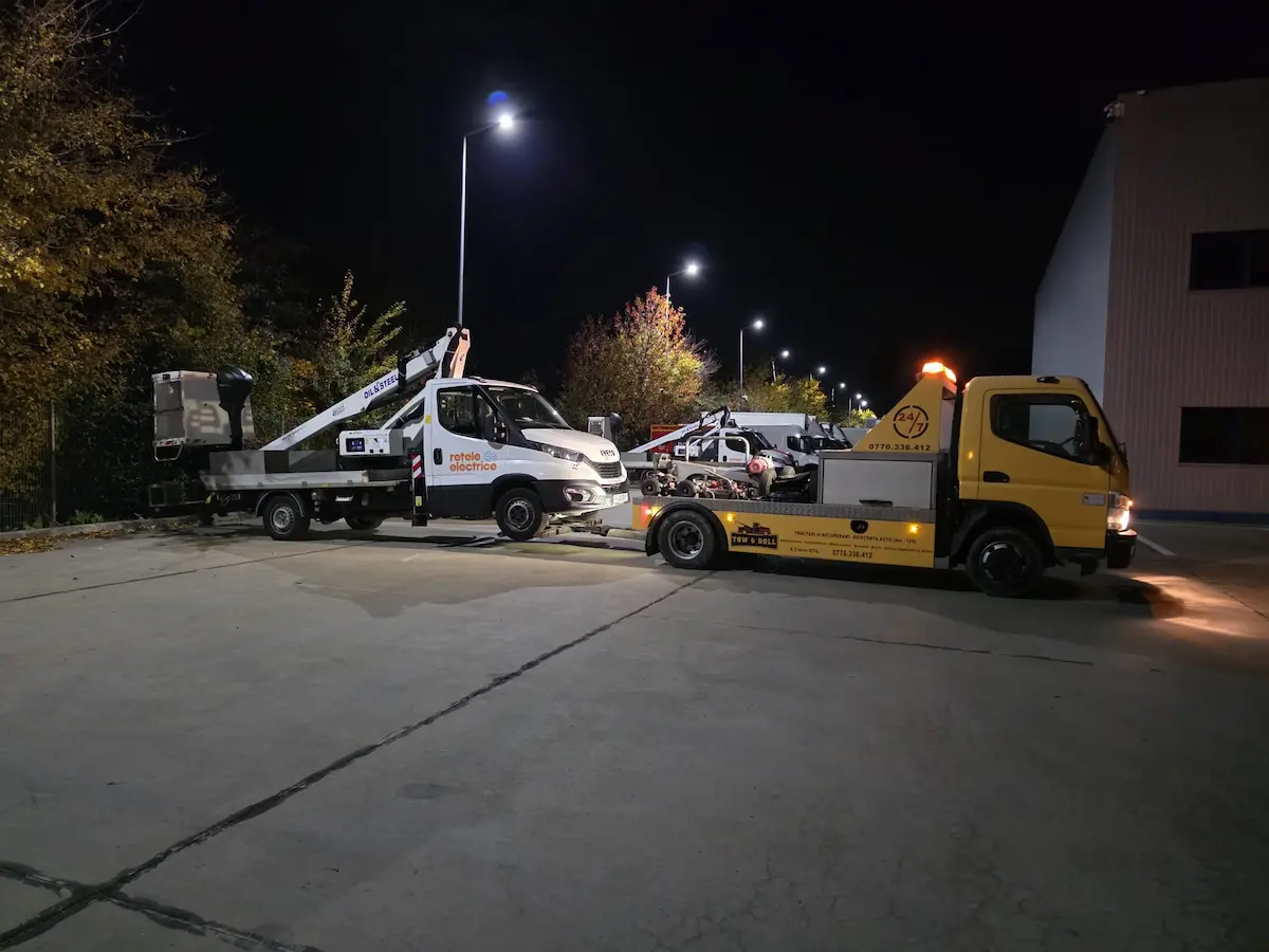 Asistență rutieră 24/7 – Tow&Roll, București Ilfov